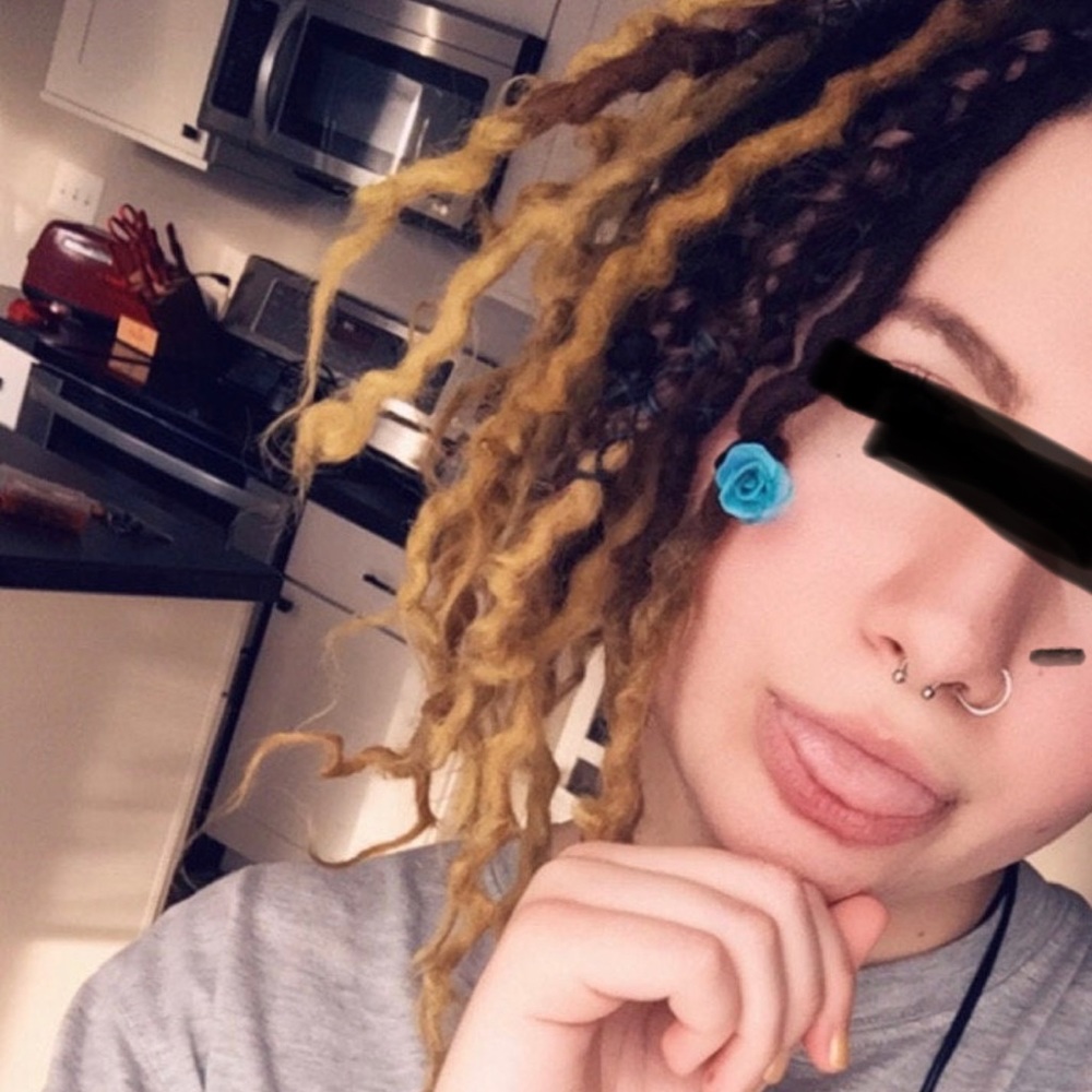 Faux locs, Brown and Blonde Ombre DE Wool Dreadlocks, handmade